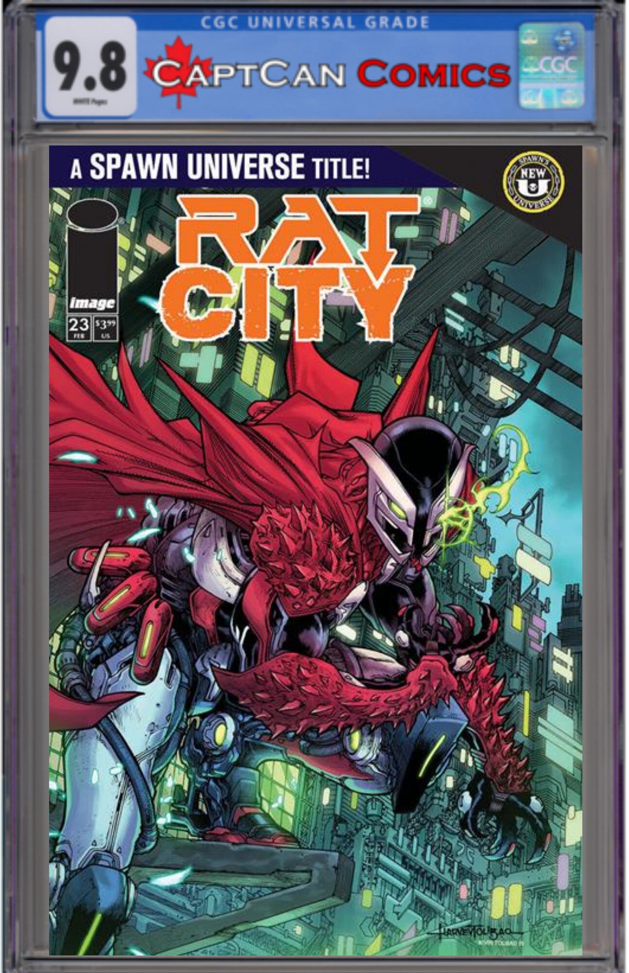SPAWN RAT CITY #23 CVR A HARVEY TOLIBAO