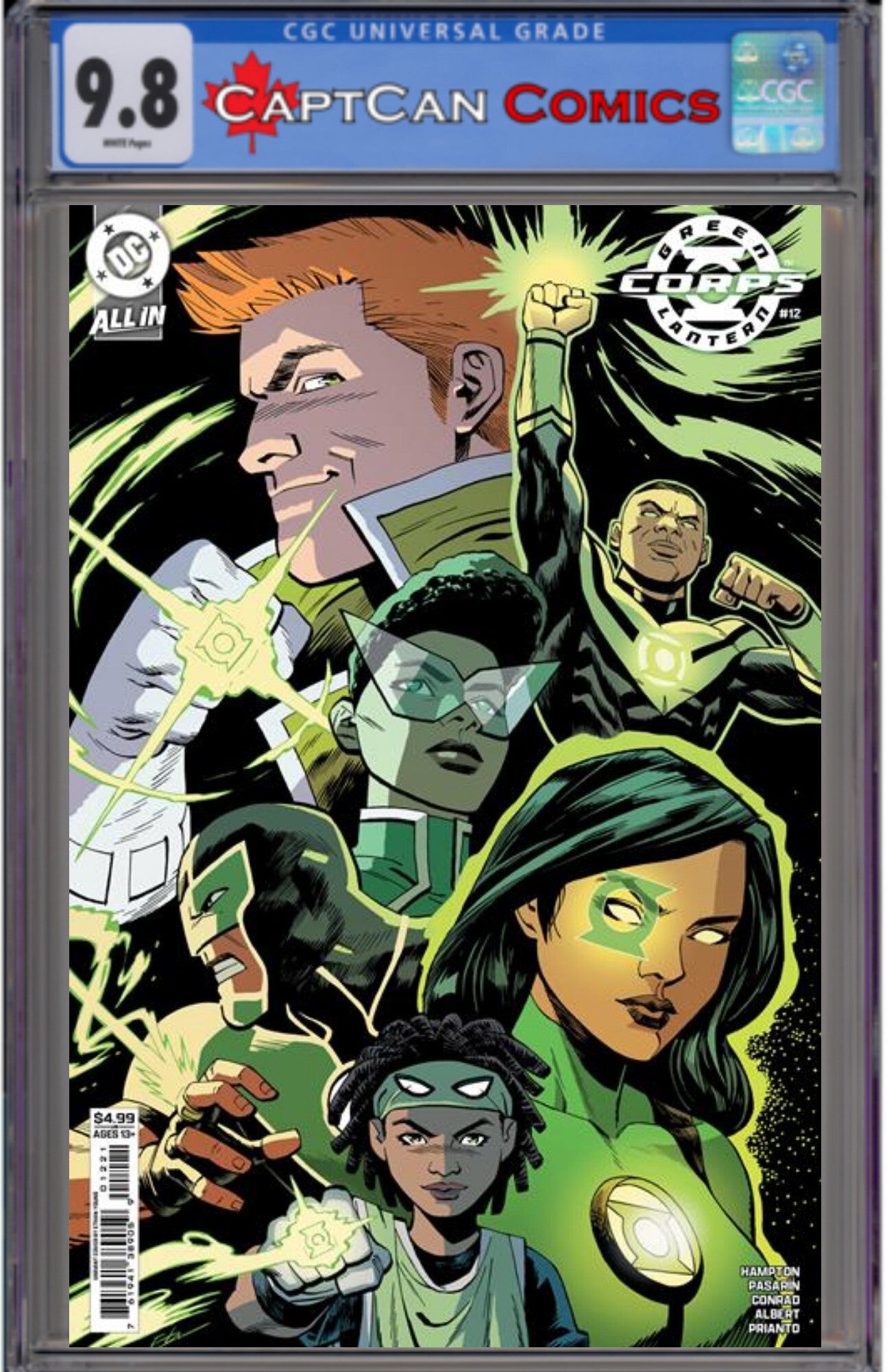 GREEN LANTERN CORPS #12 CVR D ETHAN YOUNG CARD STOCK VAR
