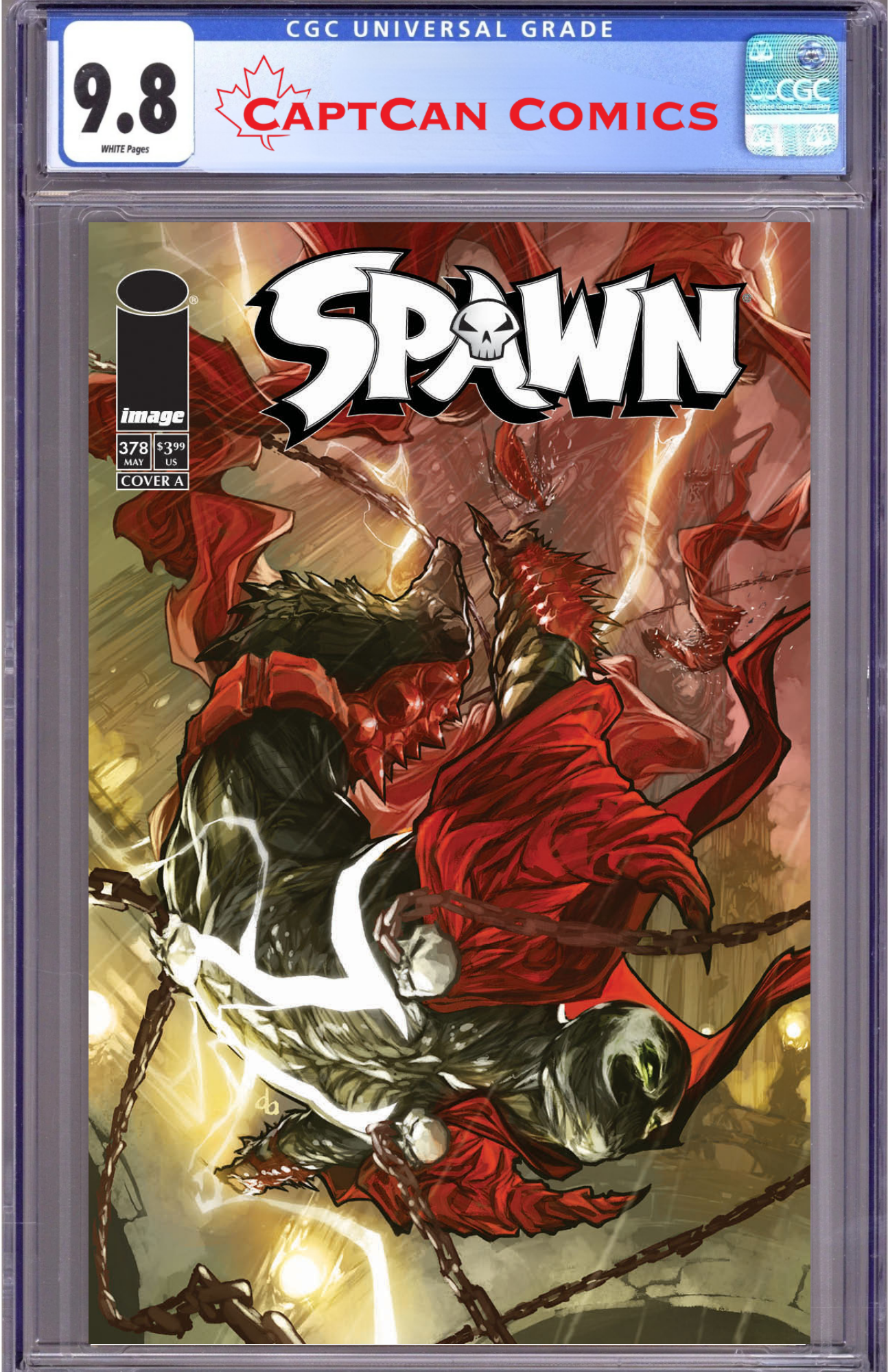 SPAWN #378 CVR A DON AGUILLO