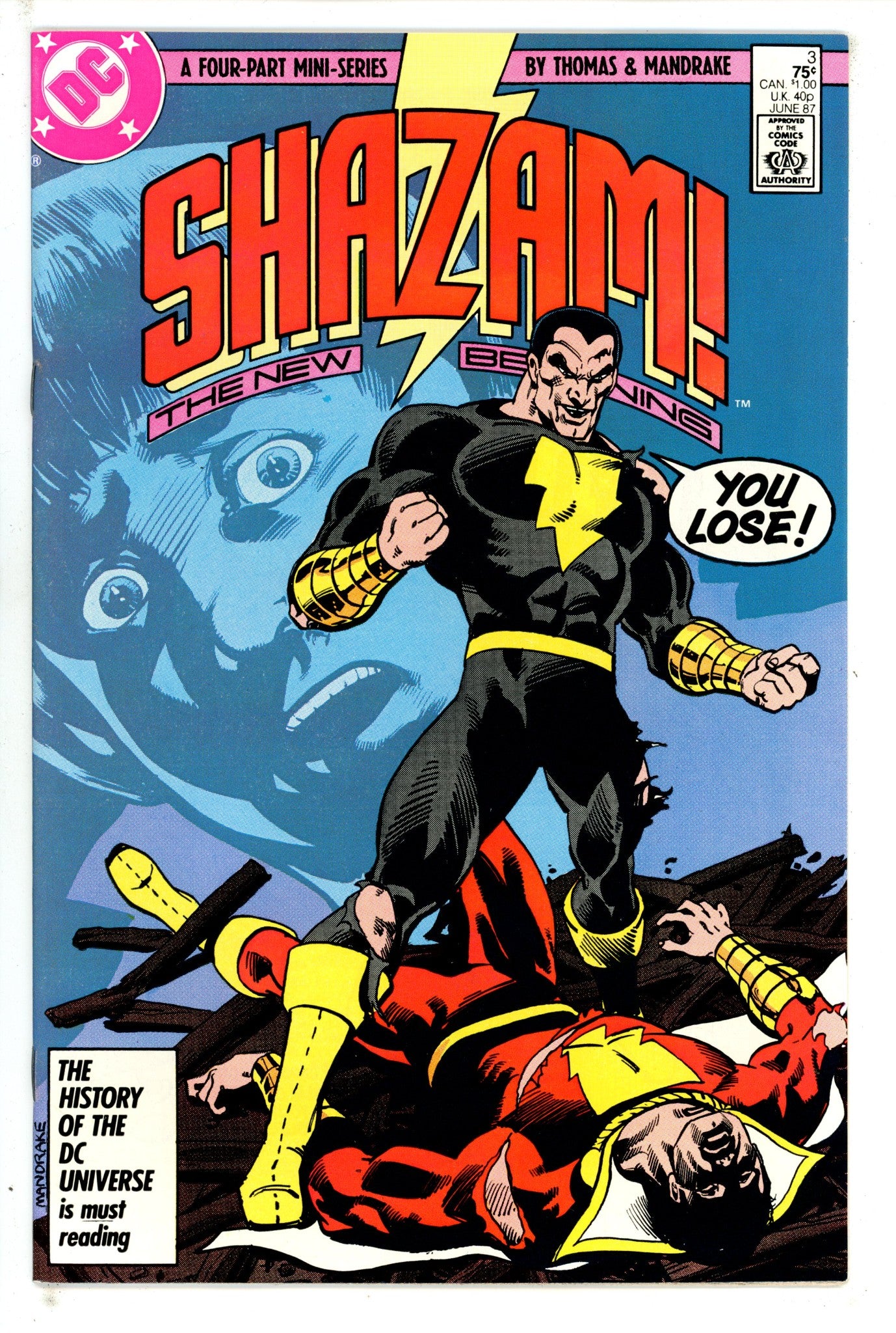 Shazam: The New Beginning 3 NM- (1987)