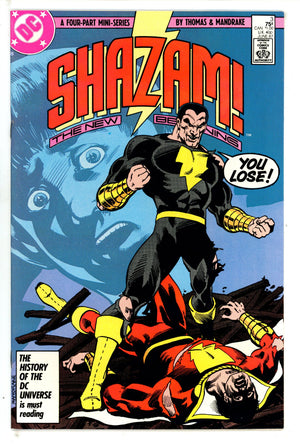 Shazam: The New Beginning 3 NM- (1987)