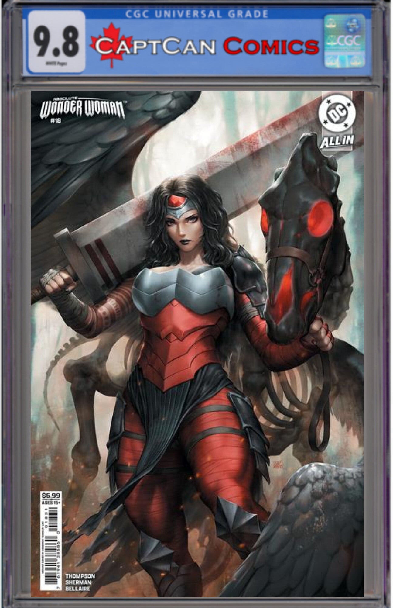 ABSOLUTE WONDER WOMAN #18 CVR C KENDRICK KUNKKA LIM CARD STOCK VAR