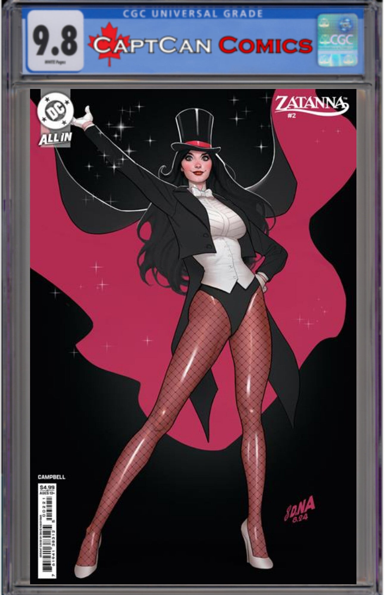 ZATANNA #2 (OF 6) CVR B DAVID NAKAYAMA CARD STOCK VAR
