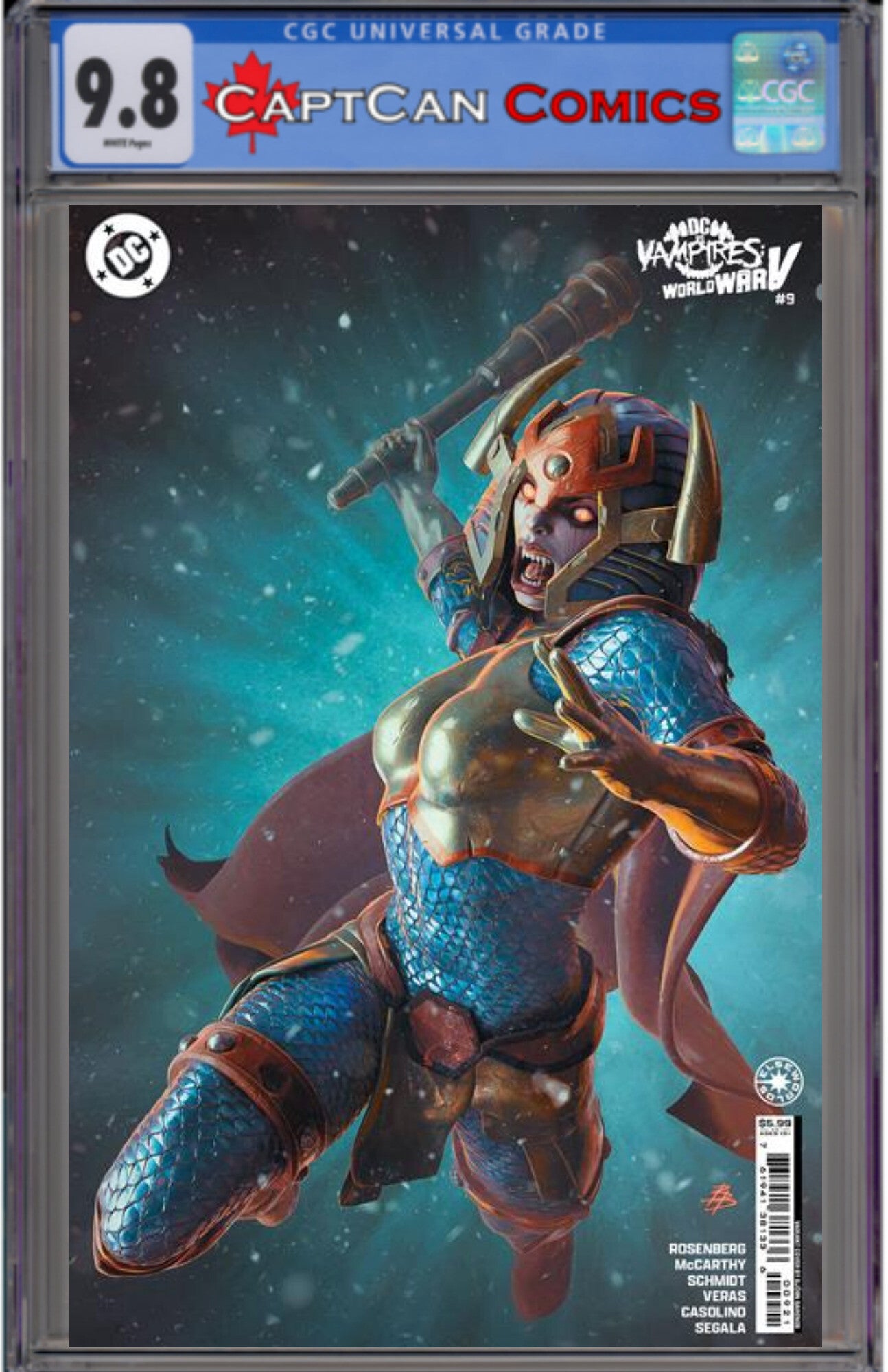 DC VS VAMPIRES WORLD WAR V #9 (OF 12) CVR C BJORN BARENDS CARD STOCK VAR