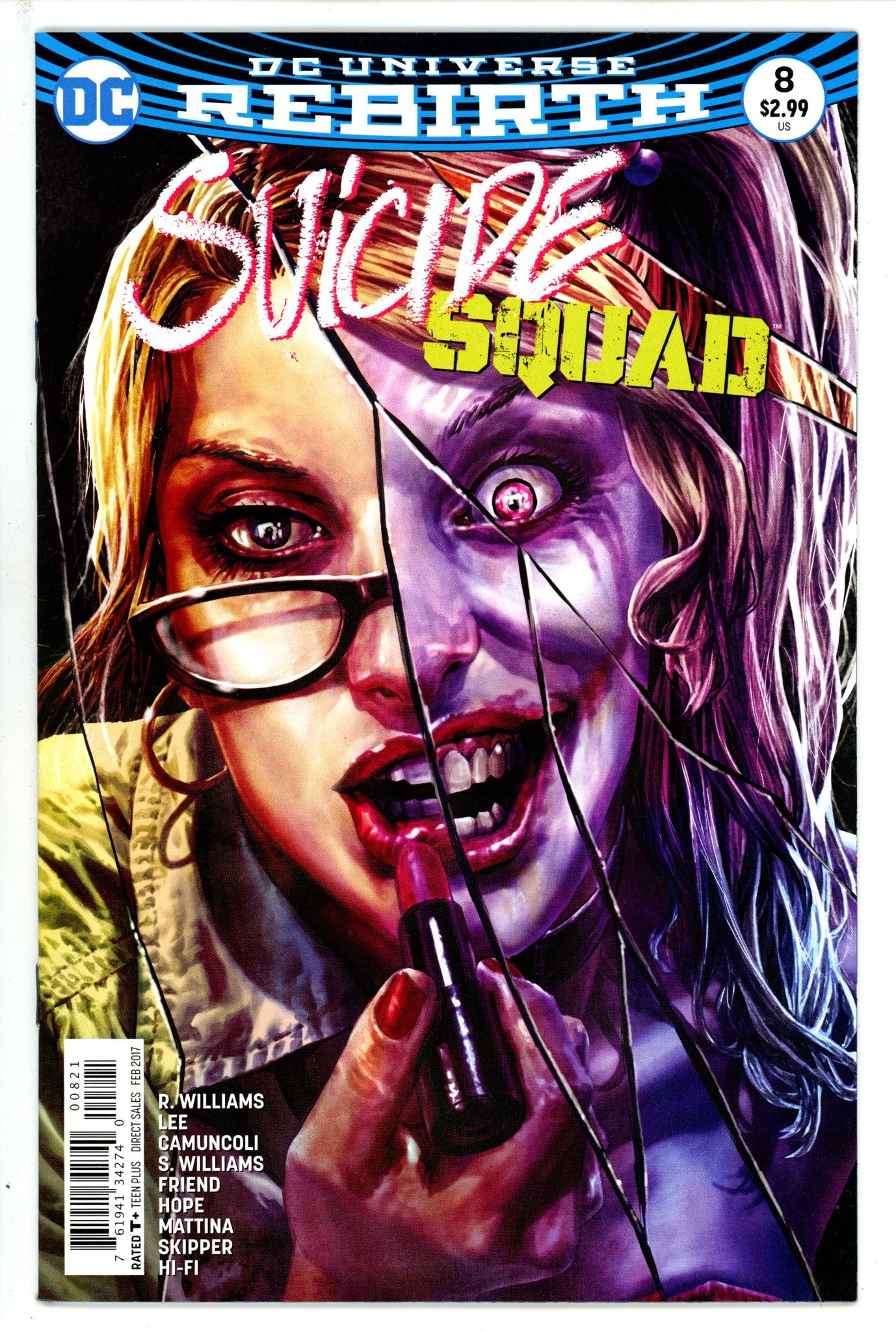Suicide Squad Vol 4 8 Bermejo Variant (2016)