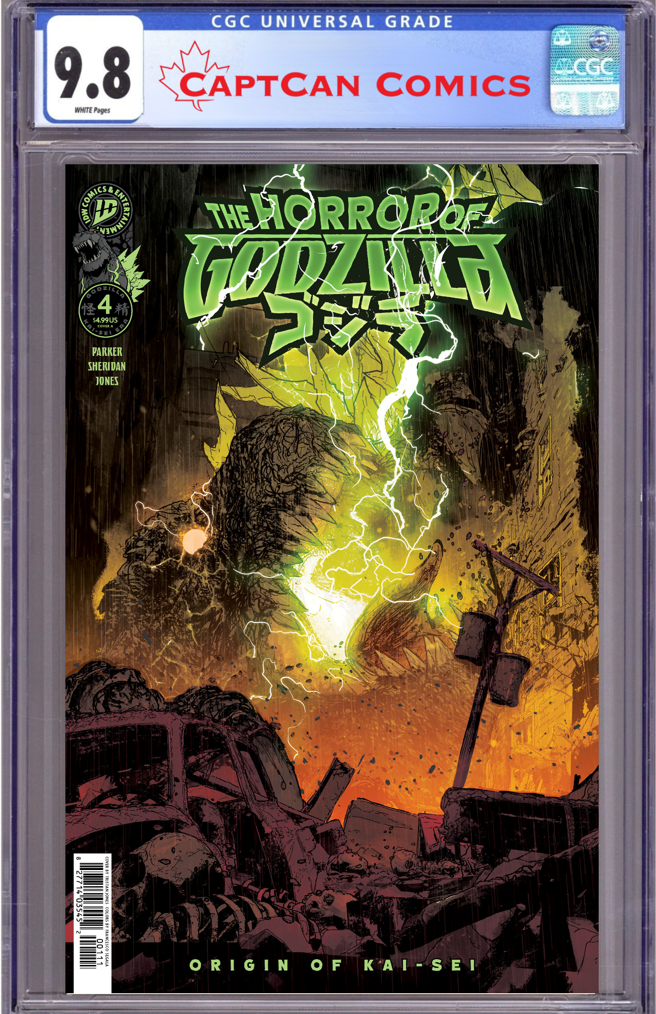 THE HORROR OF GODZILLA [KAI-SEI ERA] #4 COVER A (JONES)