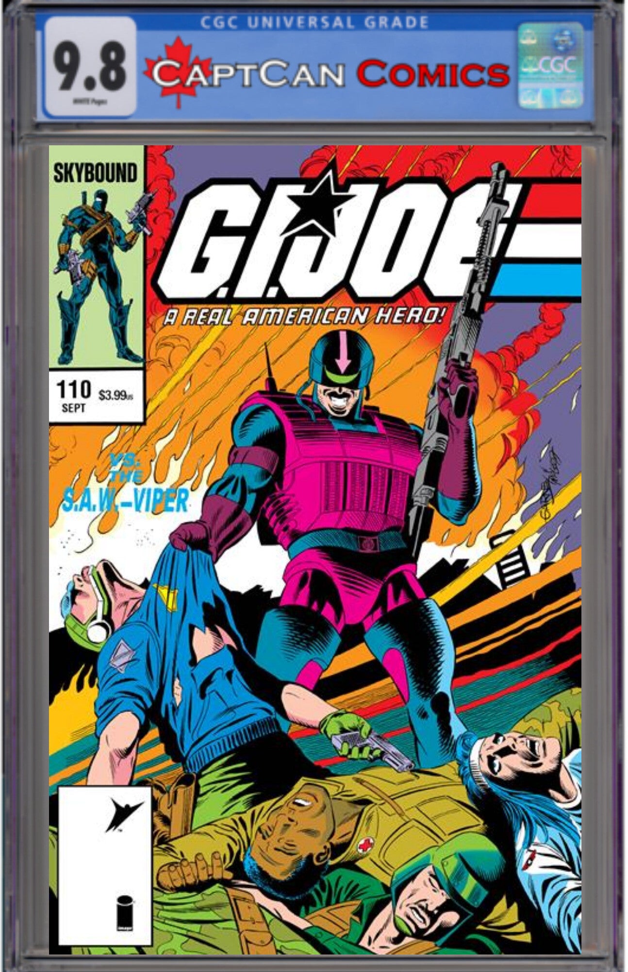 GI JOE A REAL AMERICAN HERO #110 HAMA FILES EDITION CVR A RON GARNEY & BOB MCLEOD
