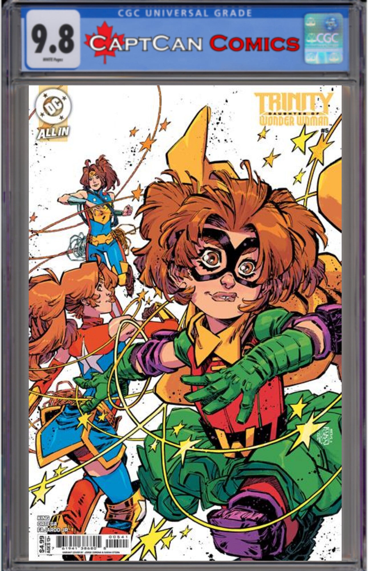 TRINITY DAUGHTER OF WONDER WOMAN #5 (OF 6) CVR D JORGE CORONA CARD STOCK VAR
