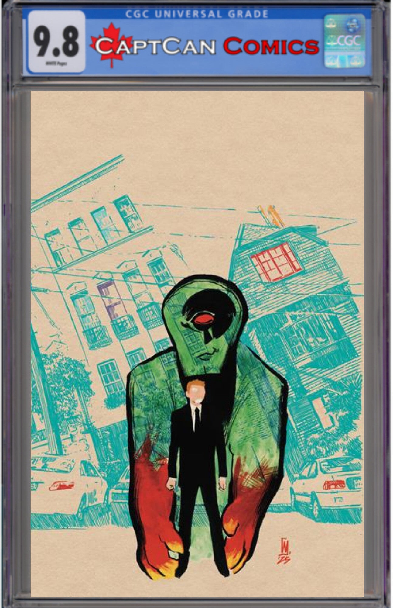 ABSOLUTE MARTIAN MANHUNTER #9 CVR B WERTHER DELL EDERA CARD STOCK VAR