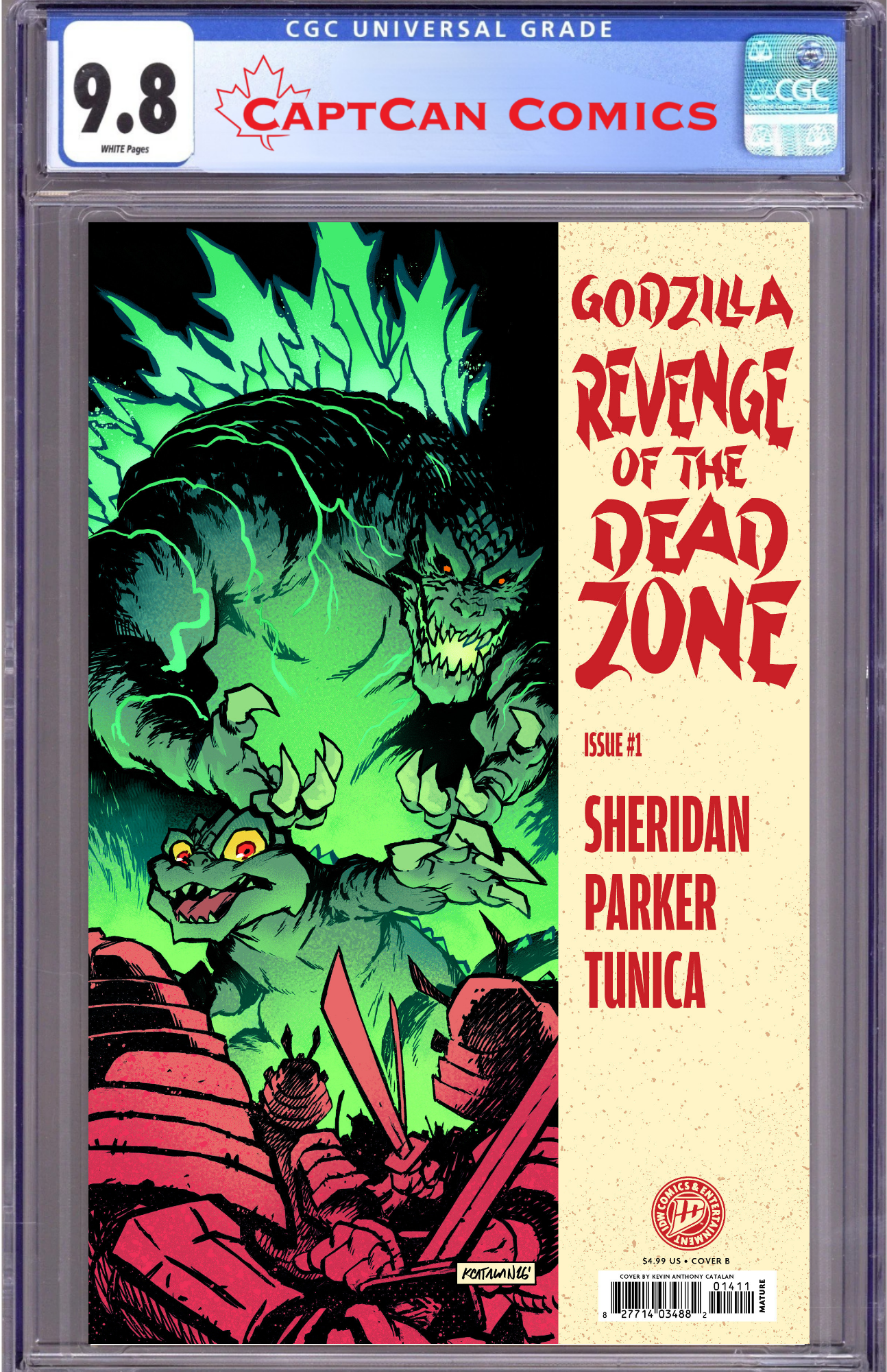 GODZILLA: REVENGE OF THE DEADZONE [KAI-SEI ERA] #1 VARIANT B (CATALAN HOMAGE COVER)