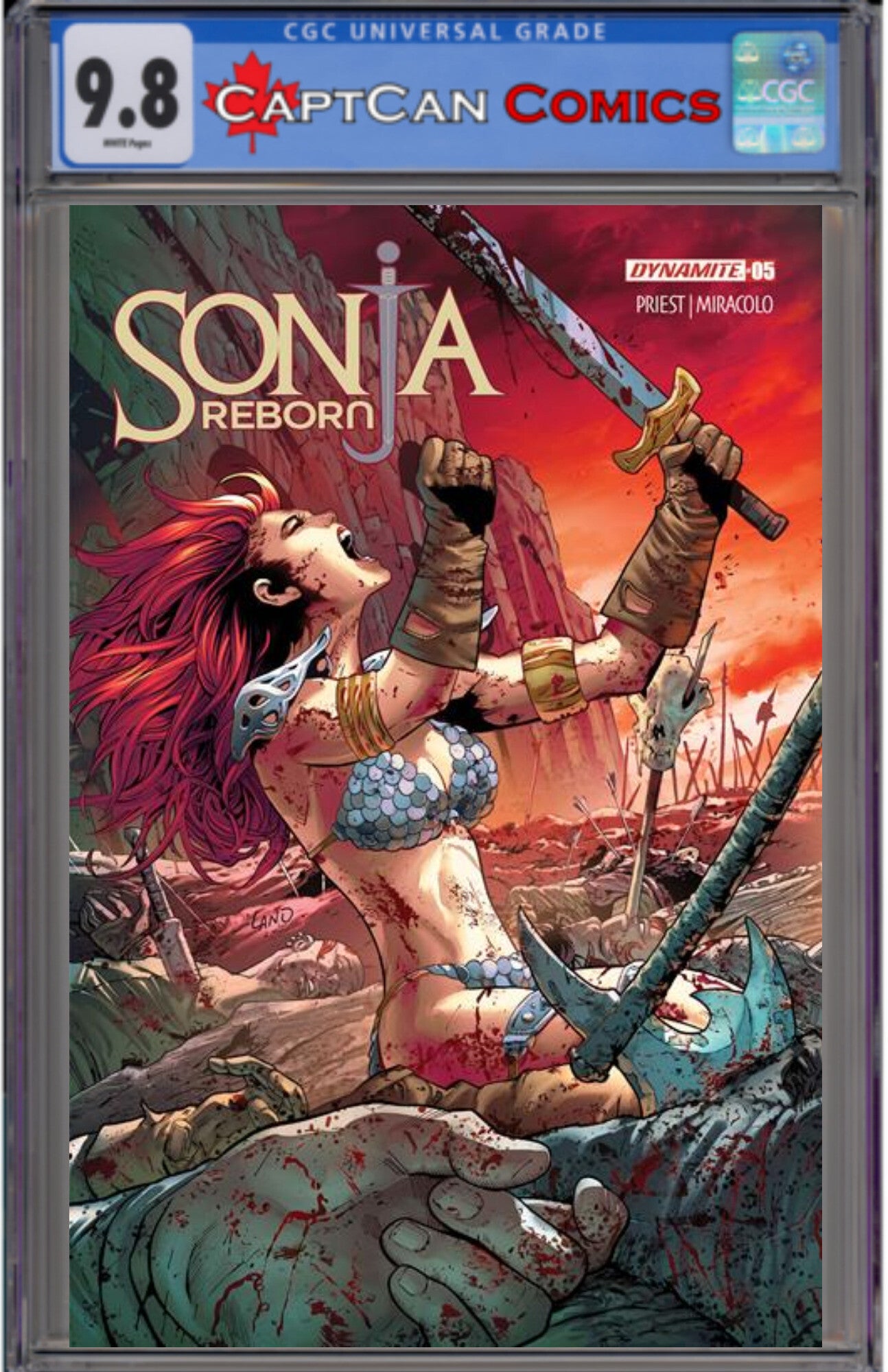 SONJA REBORN #5 CVR D GREG LAND VAR