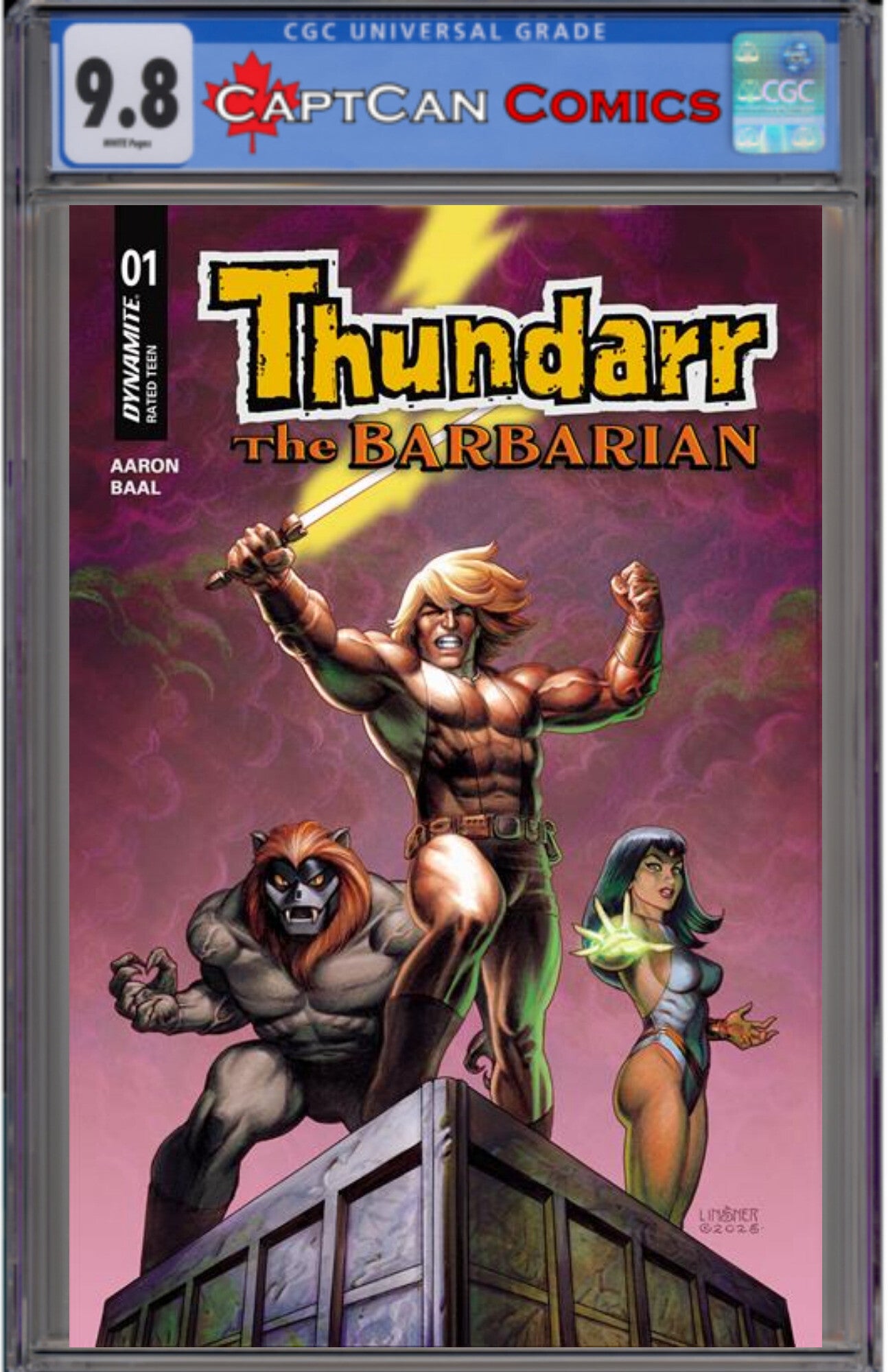 THUNDARR THE BARBARIAN #1 CVR D JOSEPH MICHAEL LINSNER VAR