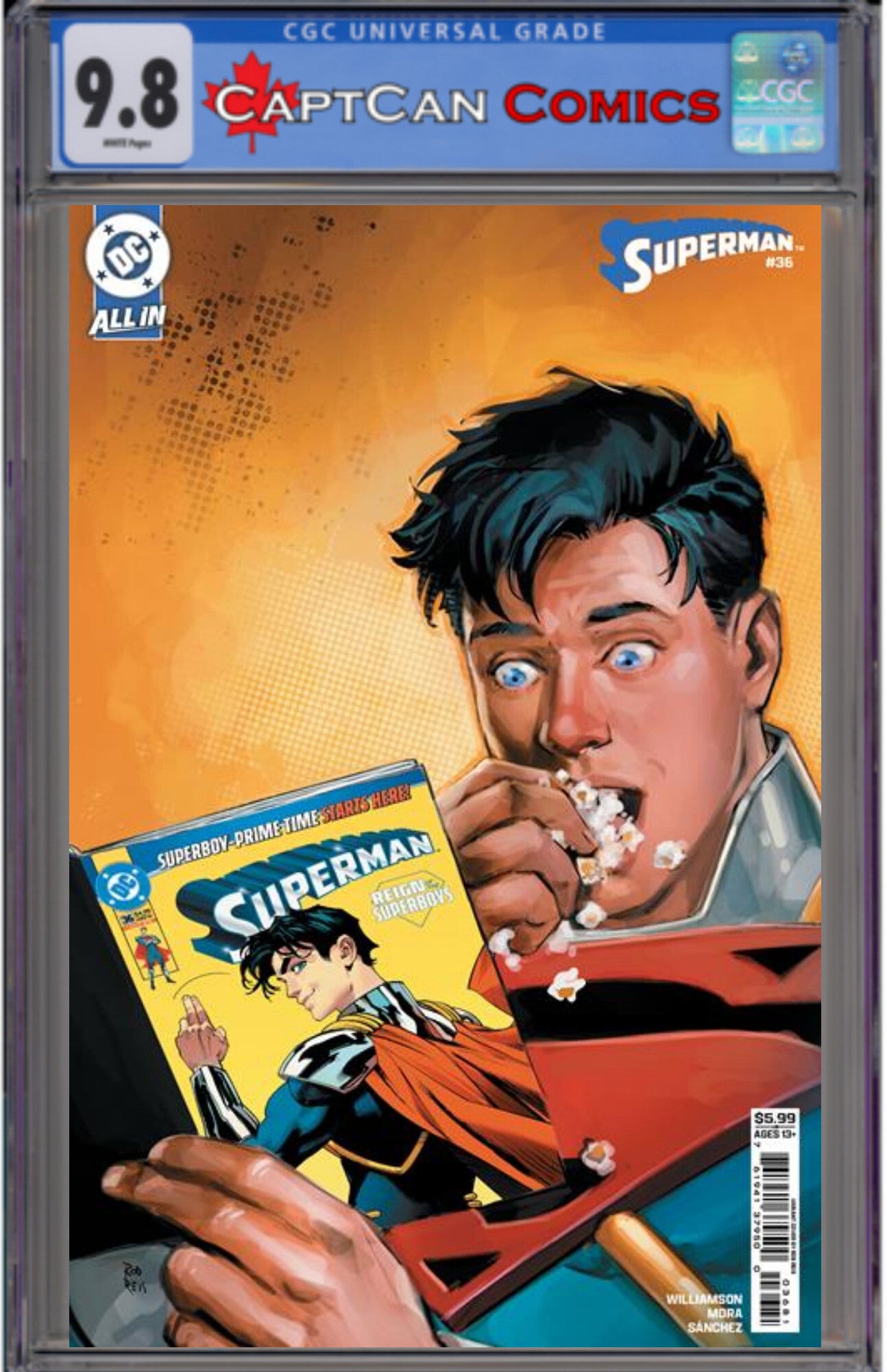 SUPERMAN #36 CVR H ROD REIS SUPERMAN CARD STOCK VAR