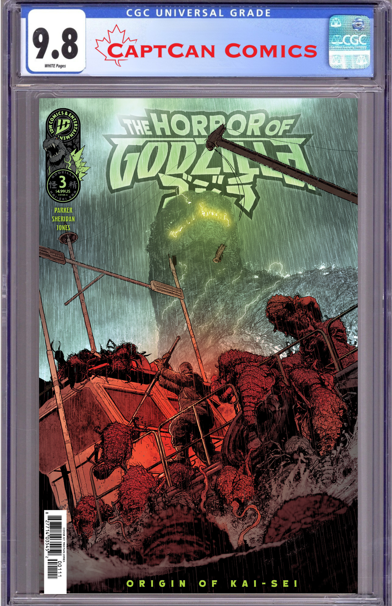 THE HORROR OF GODZILLA [KAI-SEI ERA] #3 COVER A (JONES)