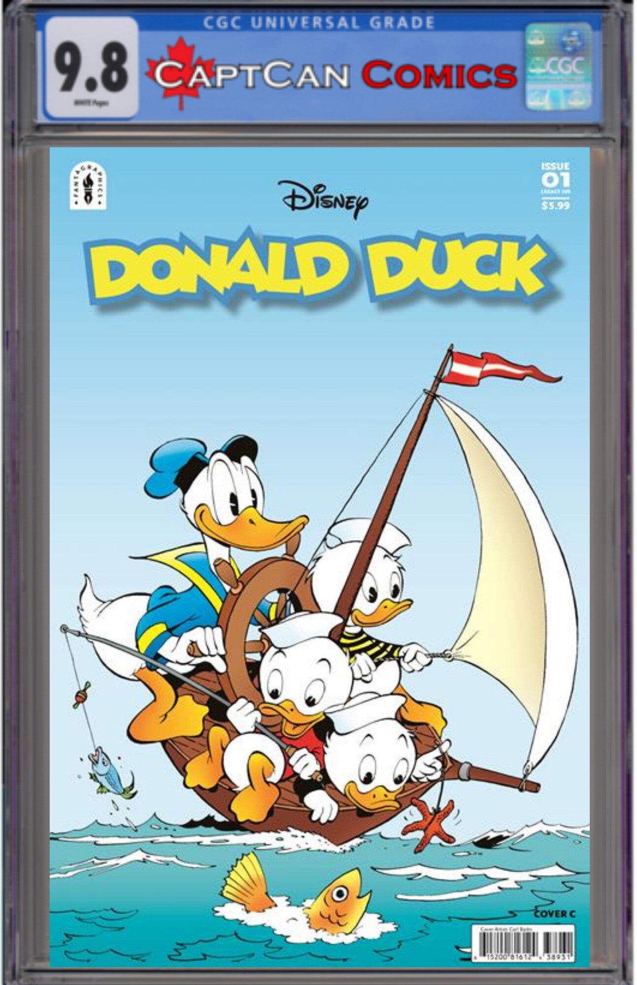 DONALD DUCK LEGACY #389 THE GOLDEN PINEAPPLE CVR C CARL BARKS VAR