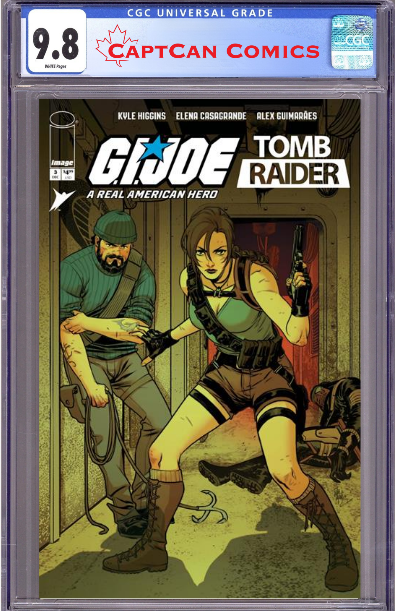 GI JOE A REAL AMERICAN HERO TOMB RAIDER #3 (OF 5) CVR A ELENA CASAGRANDE & ALEX GUIMARAES