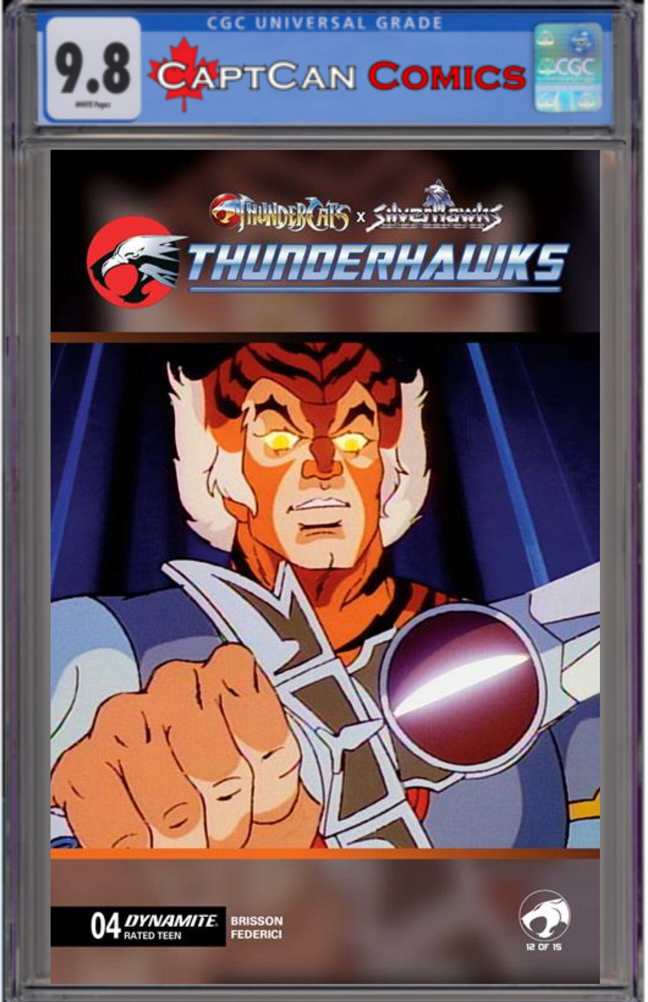 THUNDERCATS X SILVERHAWKS THUNDERHAWKS #4 CVR E ANIMATION ART VAR