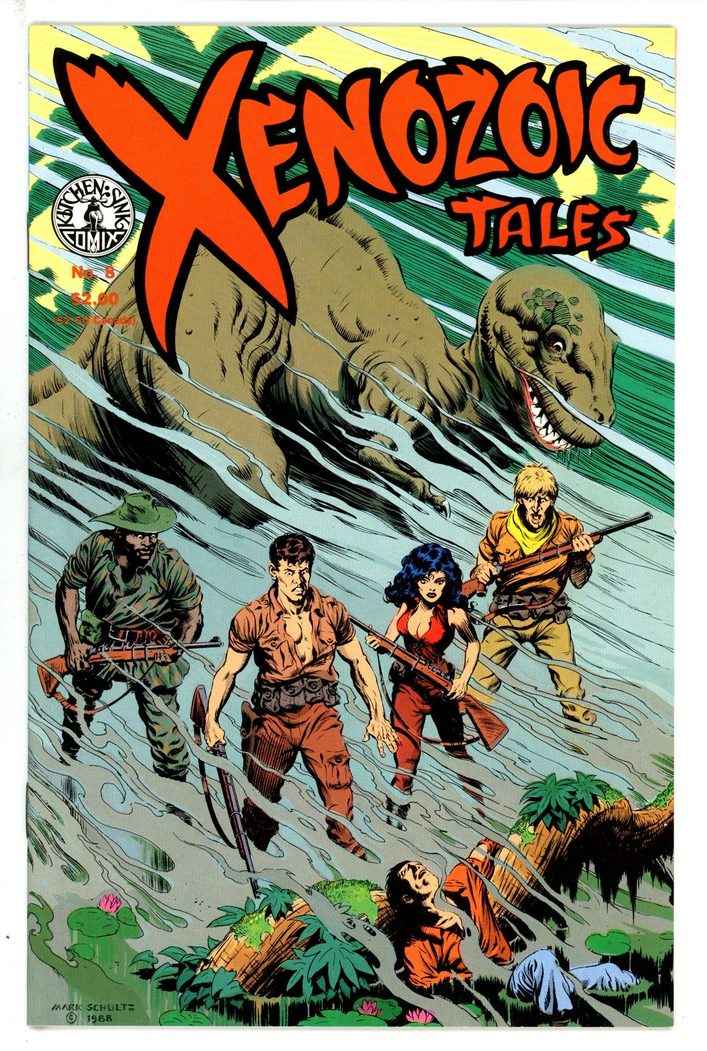 Xenozoic Tales 8 NM- (1989)