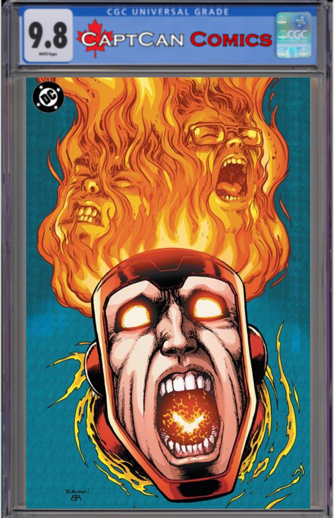 FURY OF FIRESTORM #1 (OF 6) CVR E CHRIS BURNHAM FOIL VAR