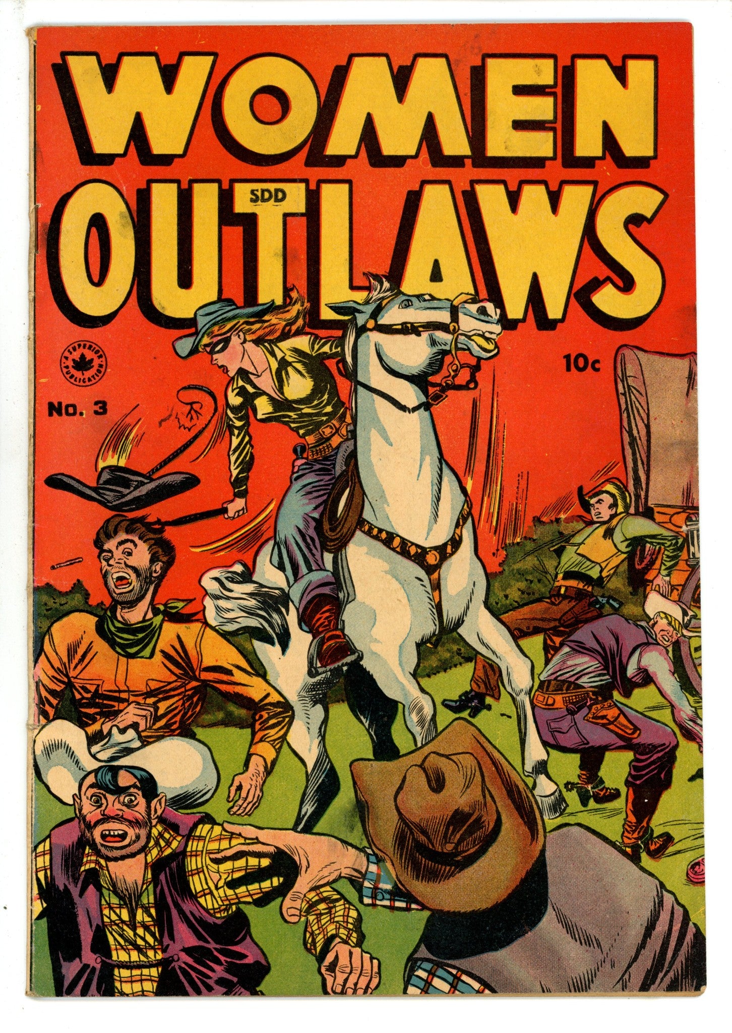 Women Outlaws 3 Canadian Price Variant VG (1949)