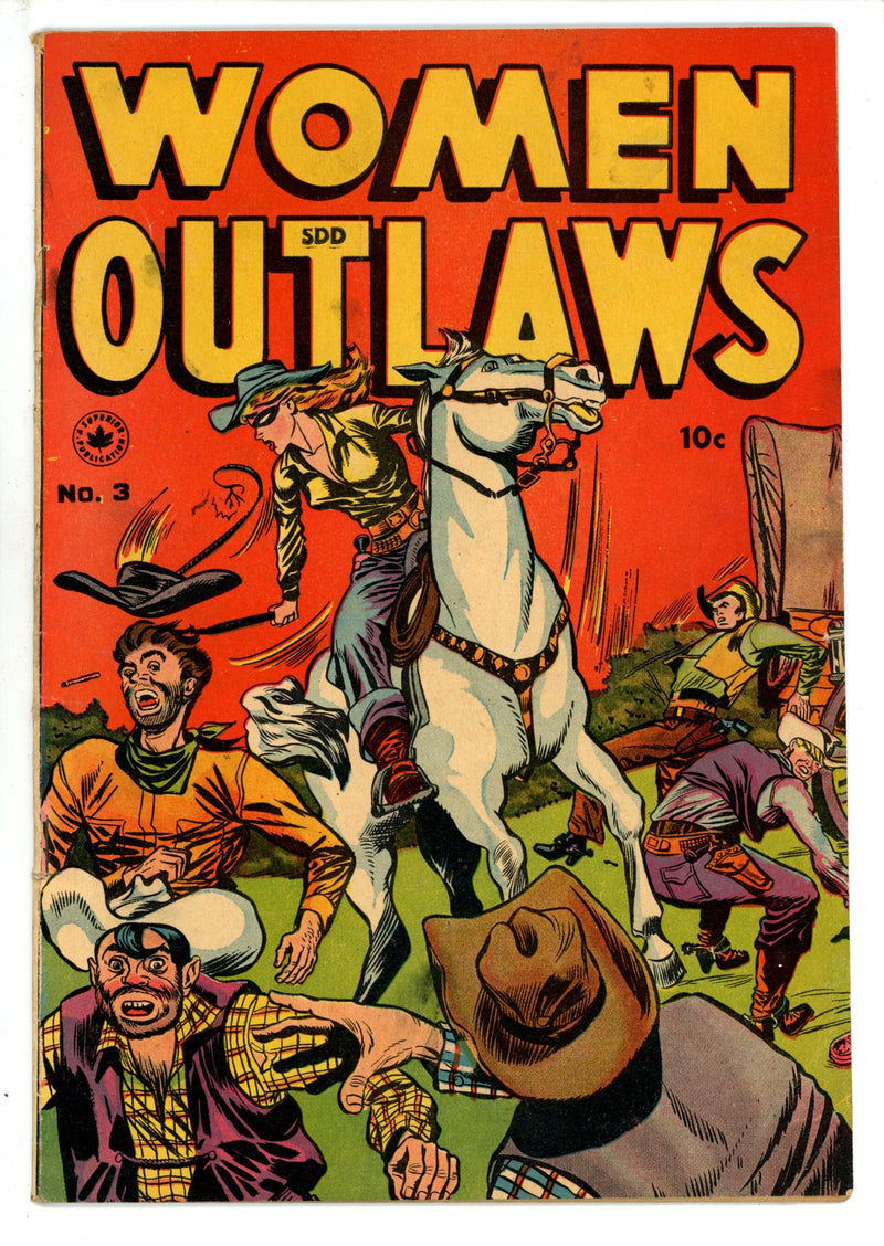 Women Outlaws 3 Canadian Price Variant VG (1949)