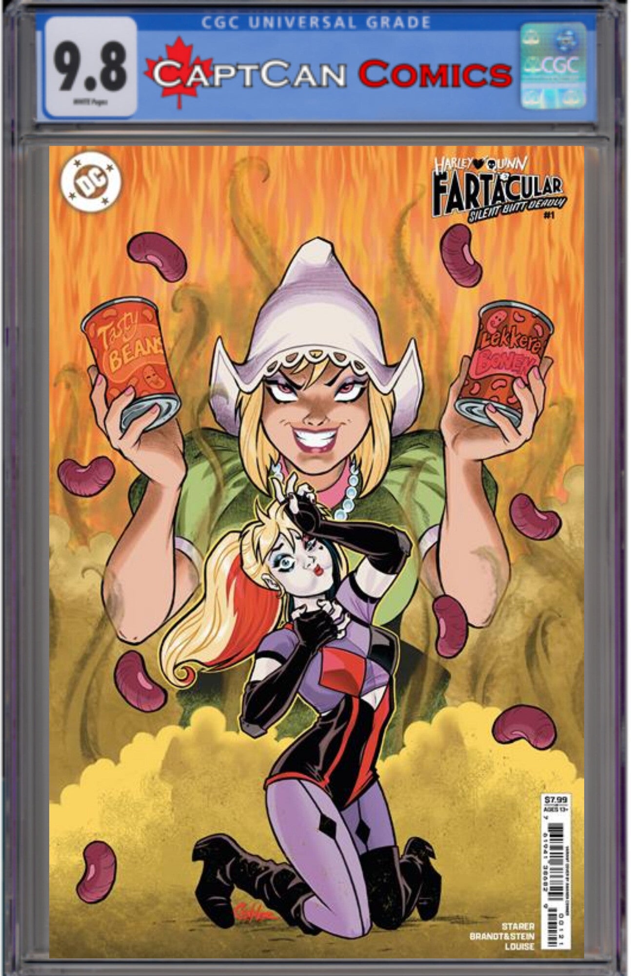HARLEY QUINN FARTACULAR SILENT BUTT DEADLY #1 (ONE SHOT) CVR B AMANDA CONNER CARD STOCK VAR