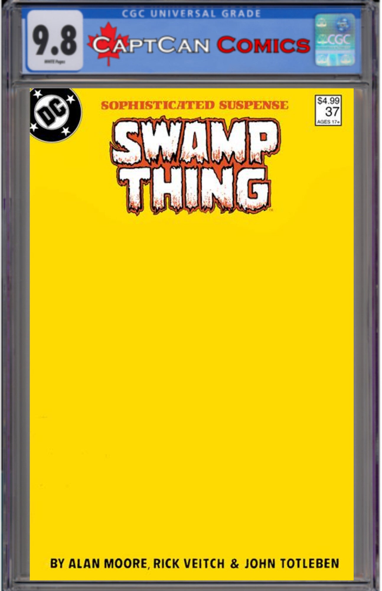 SAGA OF THE SWAMP THING #37 FACSIMILE EDITION CVR E BLANK CARD STOCK VAR (MR)