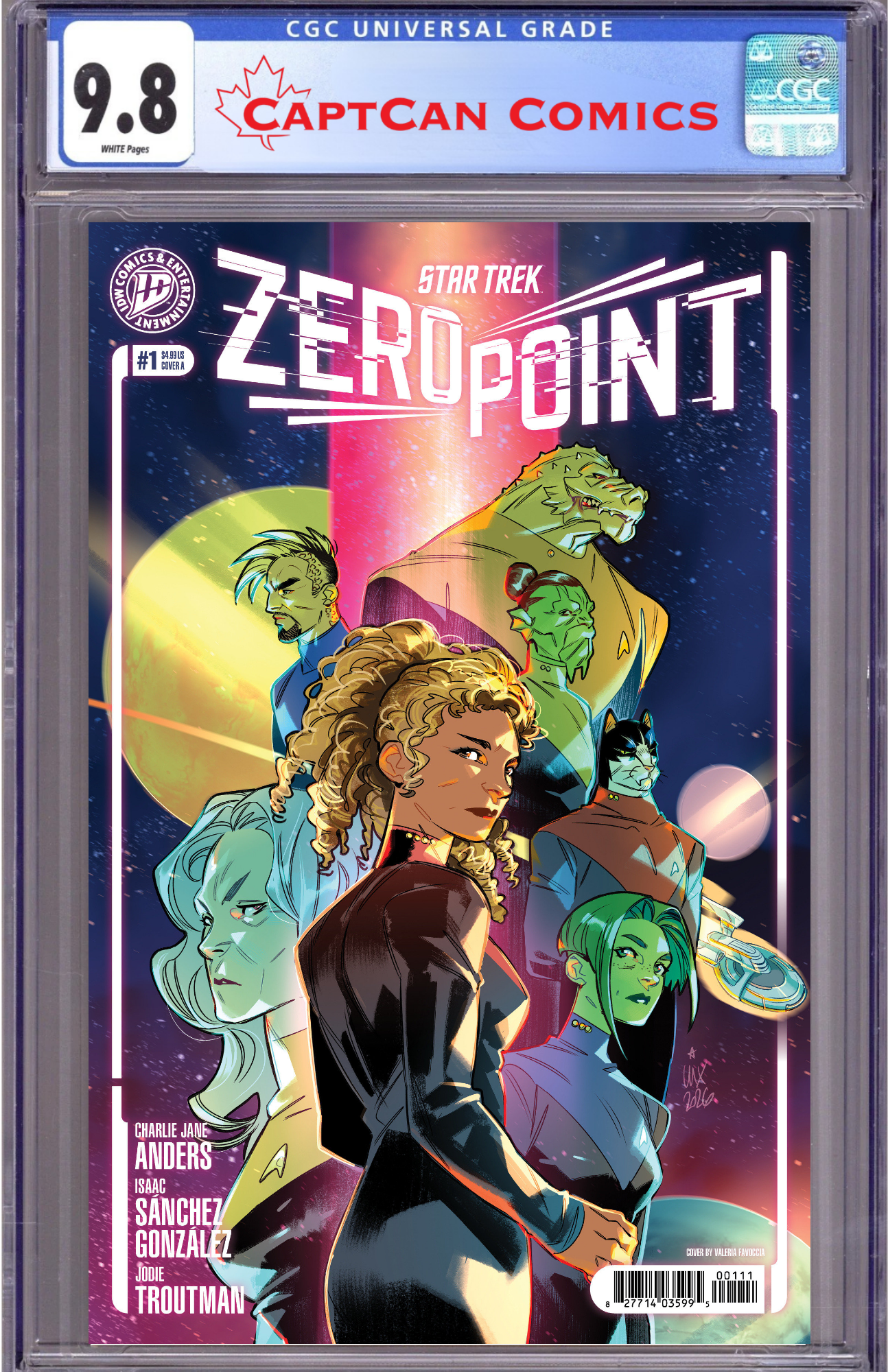 STAR TREK: ZERO POINT #1 COVER A (FAVOCCIA)