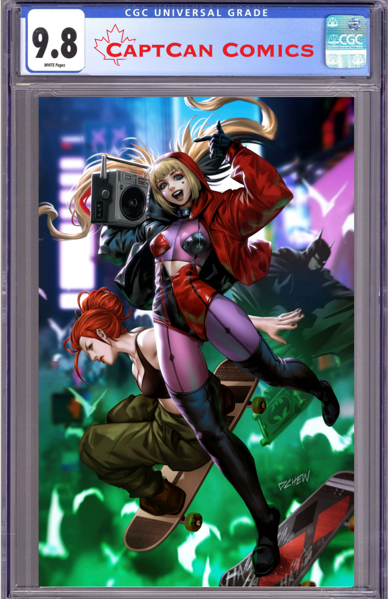 HARLEY QUINN #65 CVR D DERRICK CHEW CARD STOCK VAR