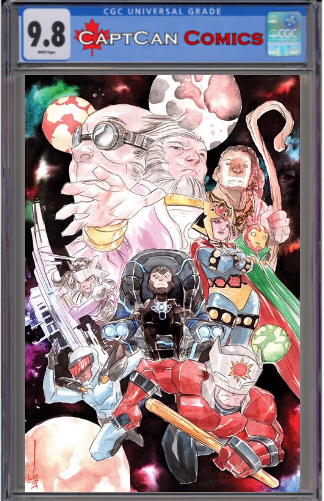 NEW GODS #12 (OF 12) CVR B DUSTIN NGUYEN CARD STOCK VAR
