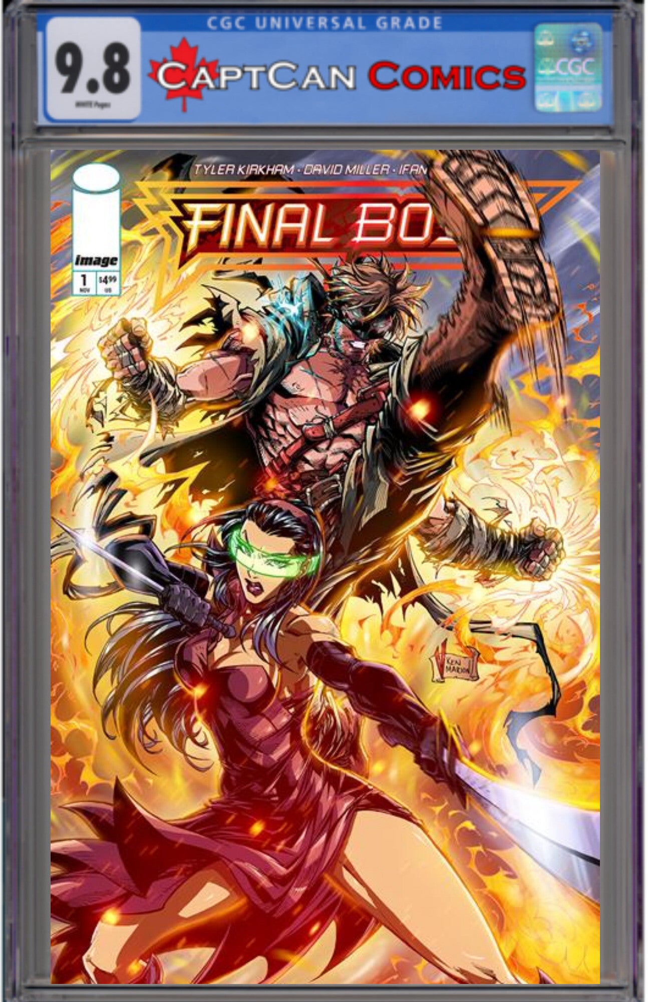 FINAL BOSS #1 CVR B V KEN MARION VAR (MR)