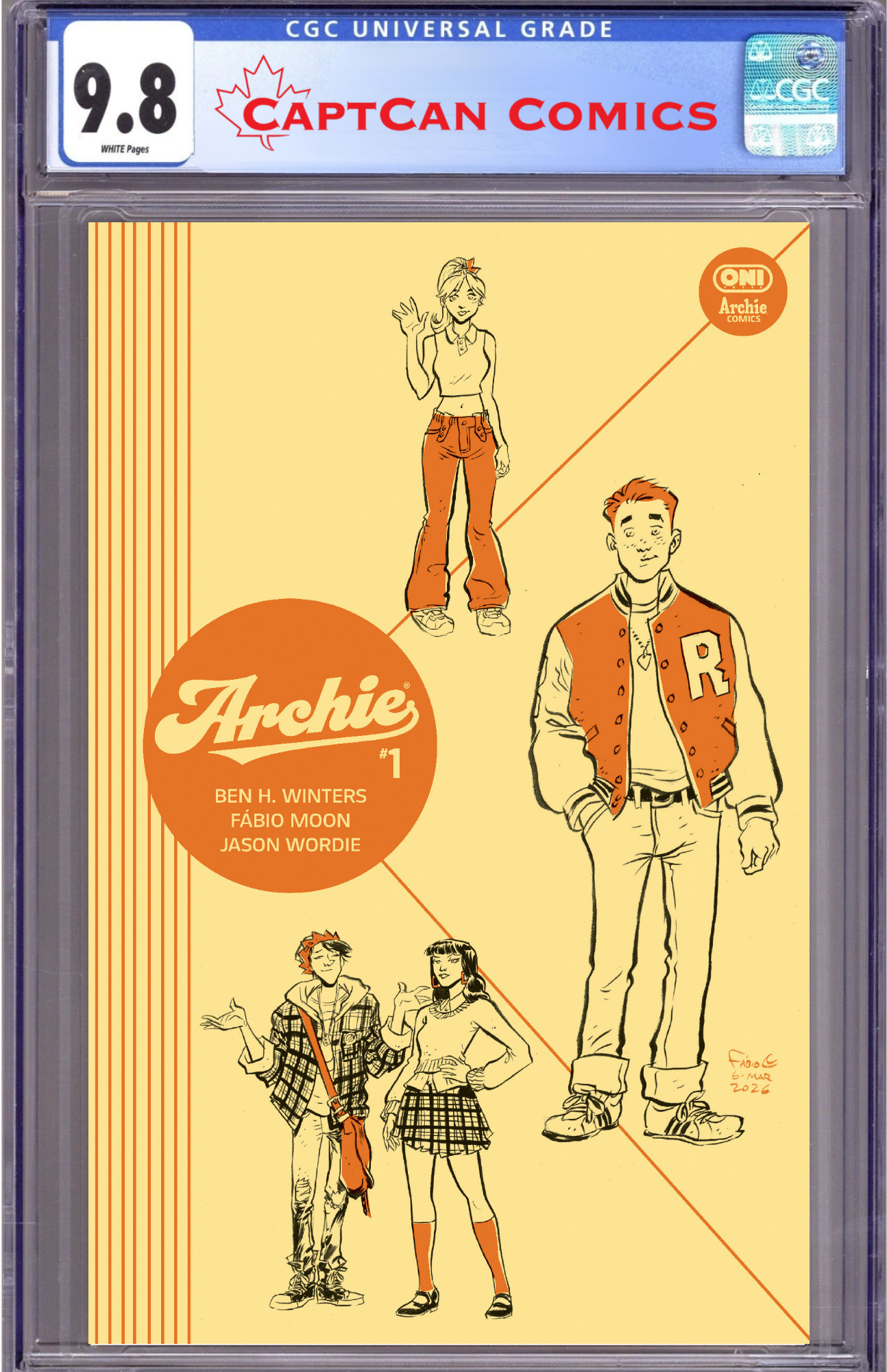 ARCHIE #1 COVER V FÁBIO MOON LOCAL COMIC SHOP DAY VAR
