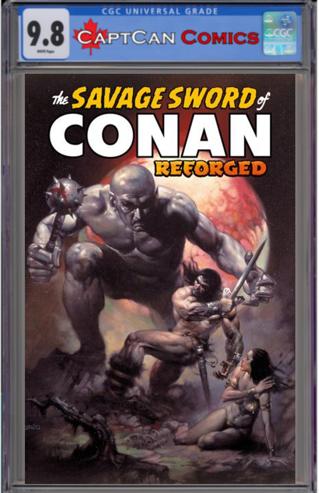SAVAGE SWORD OF CONAN REFORGED #2 CVR B BORIS VALLEJO VAR (MR)