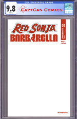 RED SONJA BARBARELLA #1 CVR H BLANK AUTHENTIX VAR thumbnail