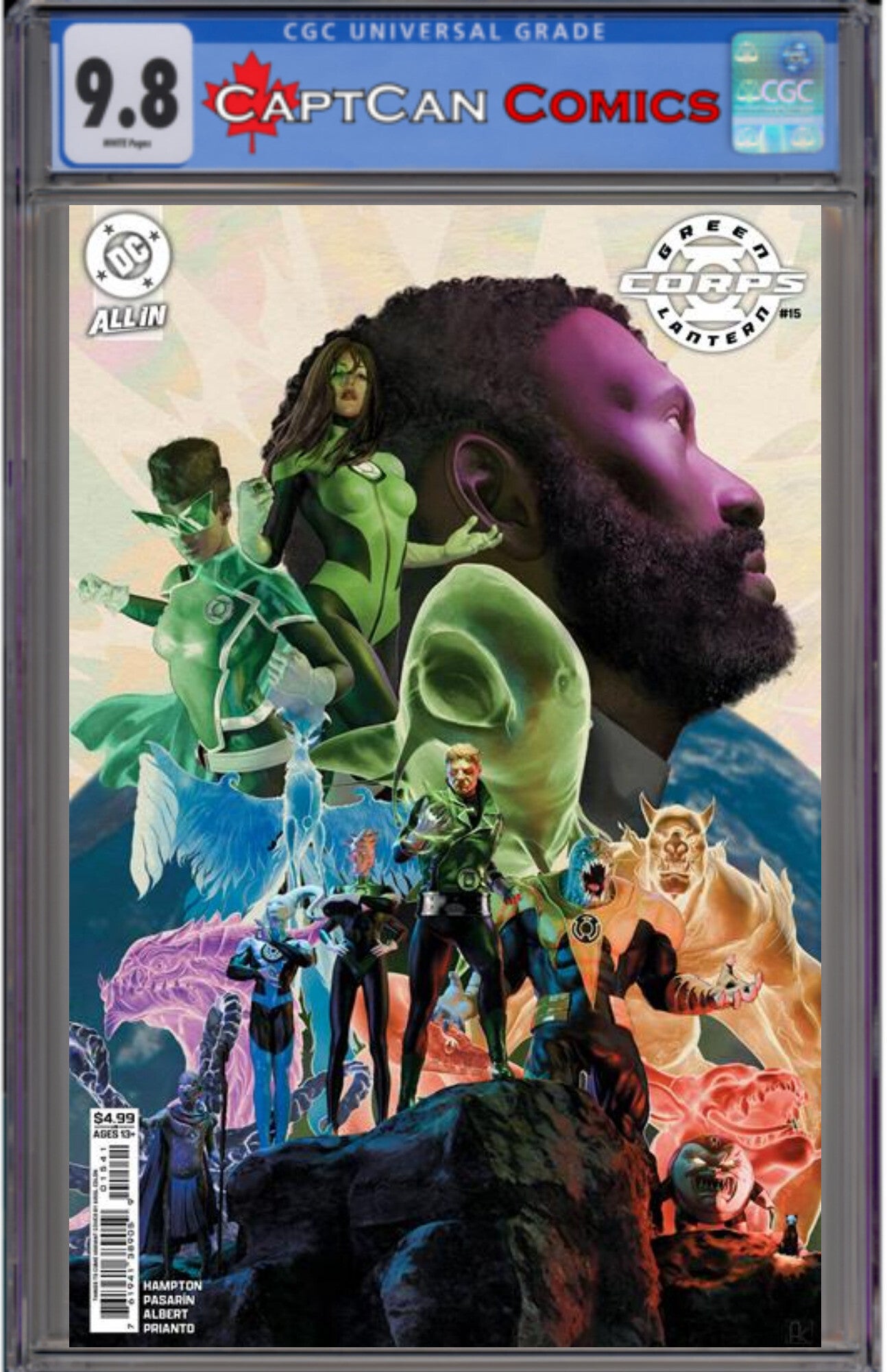 GREEN LANTERN CORPS #15 CVR D ARIEL COLON THINGS TO COME CARD STOCK VAR
