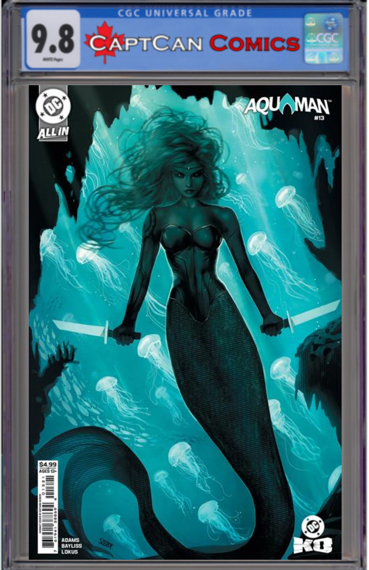 AQUAMAN #13 CVR B NATHAN SZERDY CARD STOCK VAR