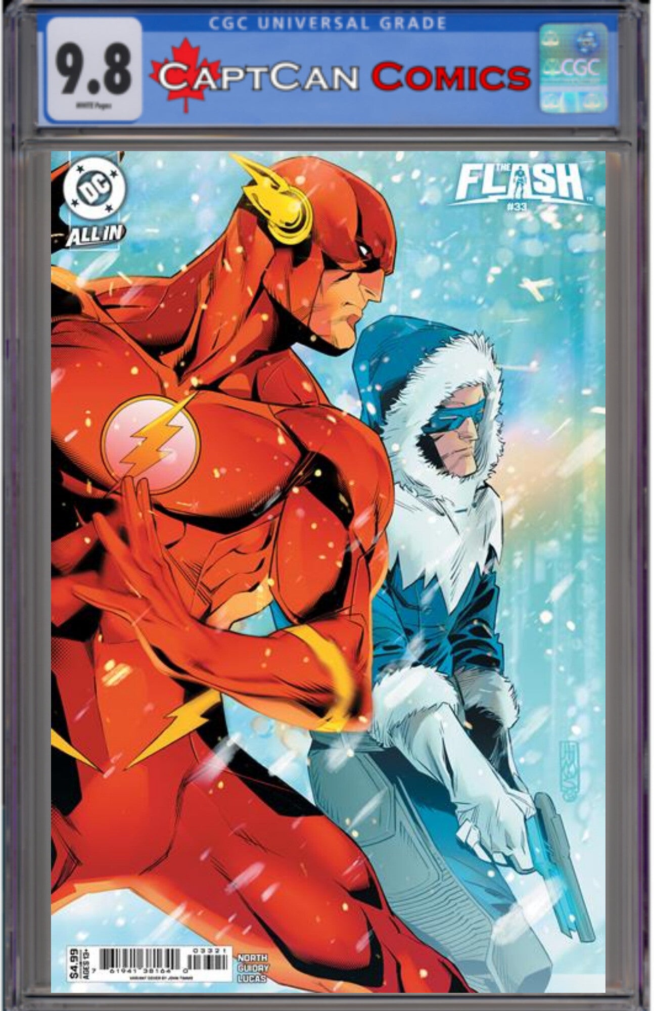 FLASH #33 CVR B JOHN TIMMS CARD STOCK VAR