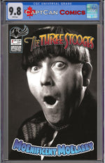 THREE STOOGES MAGNIFICENT MOELARKY #1 CVR C B&W PHOTO VAR thumbnail