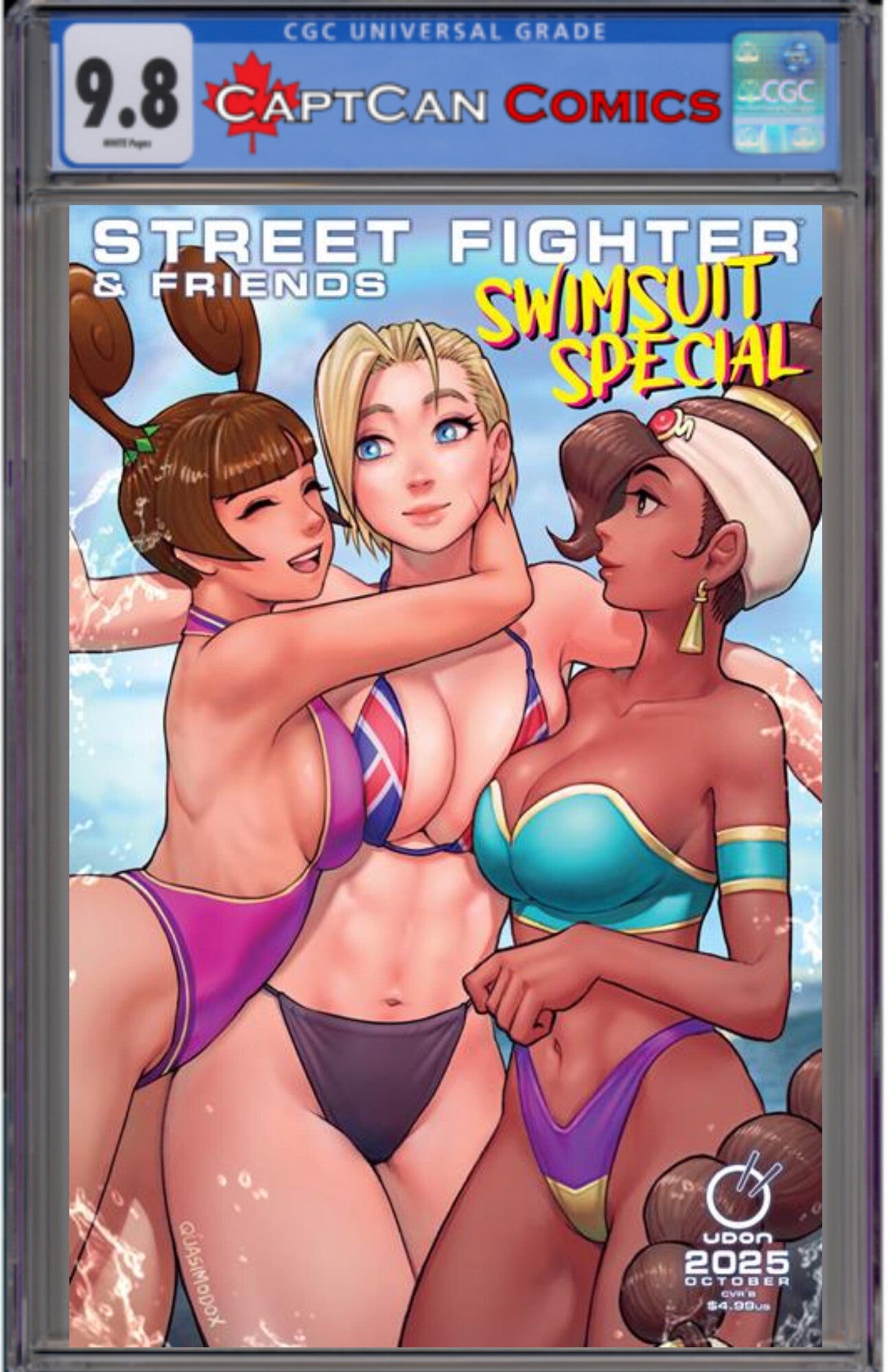 2025 STREET FIGHTER & FRIENDS SWIMSUIT SPECIAL #1 (ONE SHOT) CVR B QUASIMODOX VAR