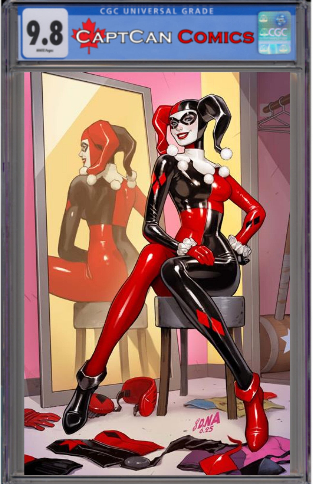 HARLEY QUINN #57 CVR B DAVID NAKAYAMA CARD STOCK VAR (#200)