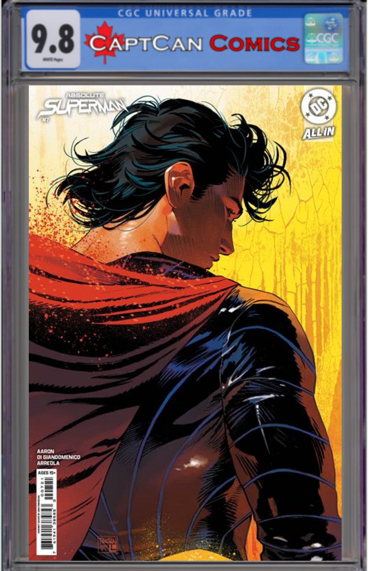 ABSOLUTE SUPERMAN #7 CVR B DAN PANOSIAN CARD STOCK VAR