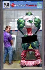 TOXIC AVENGER PINUP SPECIAL #1 (ONE SHOT) CVR B FRED HARPER EXCLUSIVE TRADING CARD VAR (MR) thumbnail