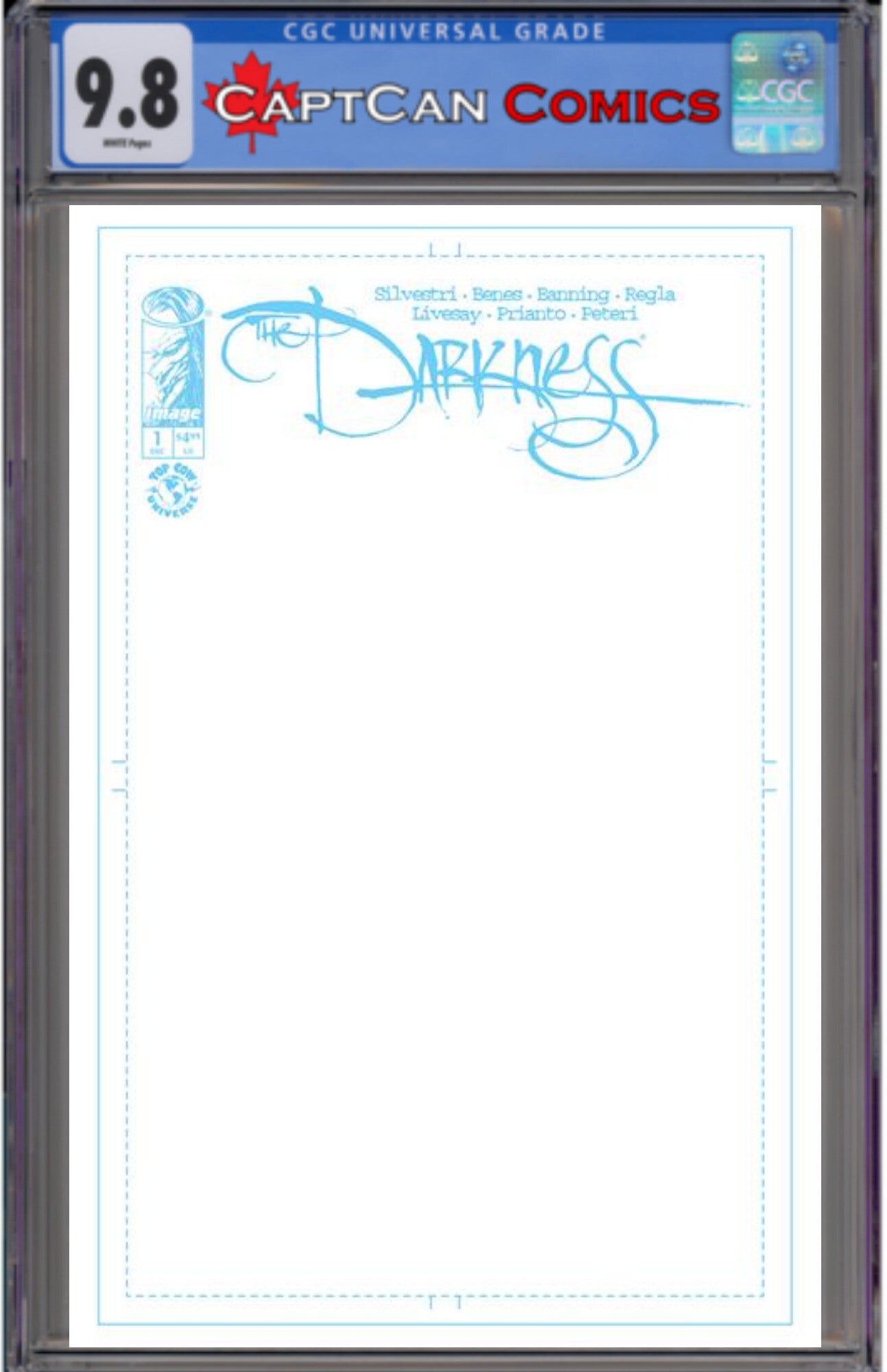 DARKNESS (2025) #1 CVR D BLANK SKETCH VAR