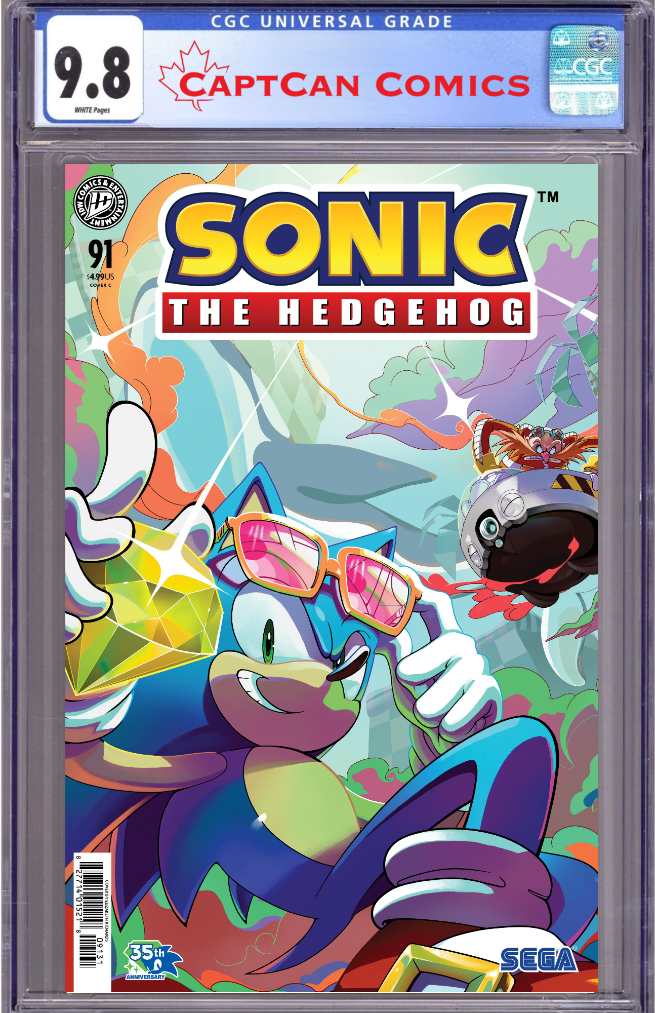 SONIC THE HEDGEHOG #91 VARIANT C (RICHARDS)