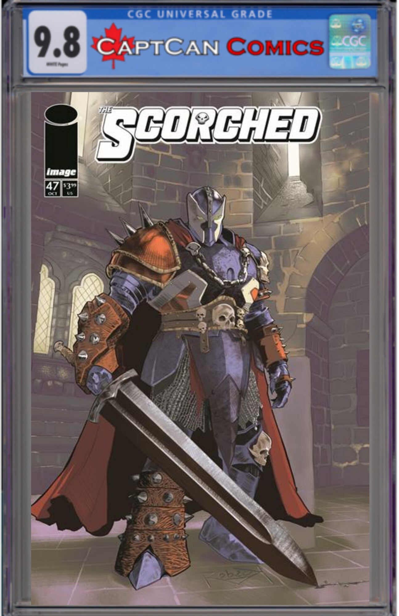 SPAWN SCORCHED #47 CVR B THADDEUS ROBECK VAR