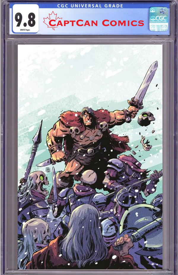CONAN THE BARBARIAN TIDES OF THE TYRANT KING #4 (OF 4) CVR E DEREK LAUFMAN VIRGIN CARDSTOCK VAR (MR)