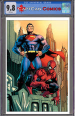 DC MARVEL SUPERMAN SPIDER-MAN #1 (ONE SHOT) CVR B JIM LEE CARD STOCK VAR thumbnail