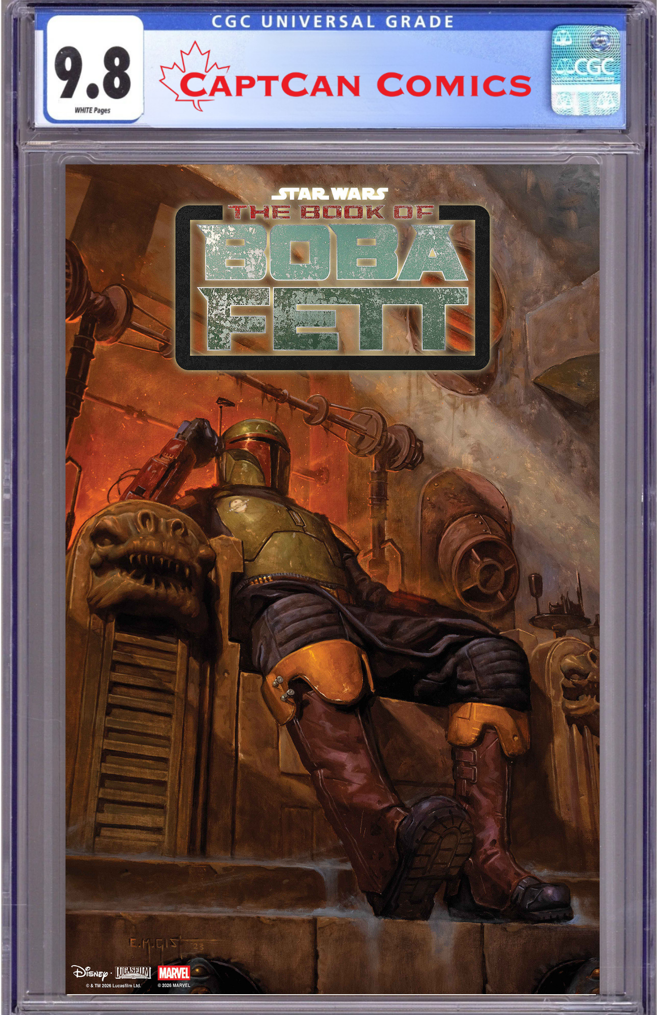 STAR WARS: THE BOOK OF BOBA FETT #1 E.M. GIST VARIANT