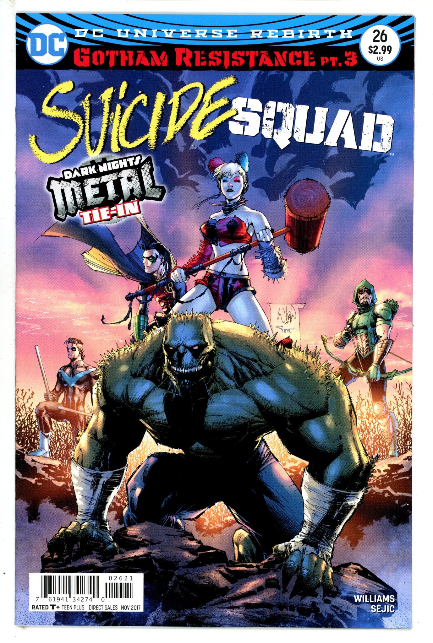 Suicide Squad Vol 4 26 Portacio Variant NM- (2017)