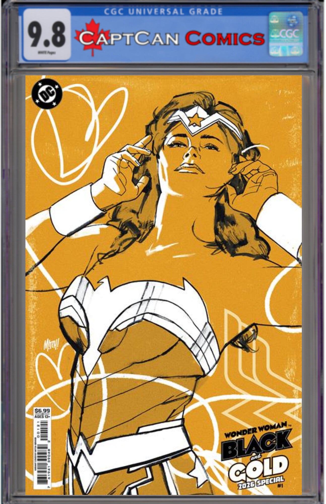 WONDER WOMAN BLACK & GOLD 2026 SPECIAL #1 (ONE SHOT) CVR B MITCH GERADS CARD STOCK VAR